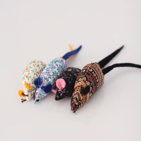 Benji + Moon | Fabric Catnip Mouse Cat Toy