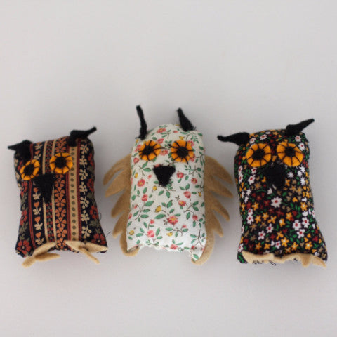 Benji + Moon | Fabric Catnip Owl Cat Toy