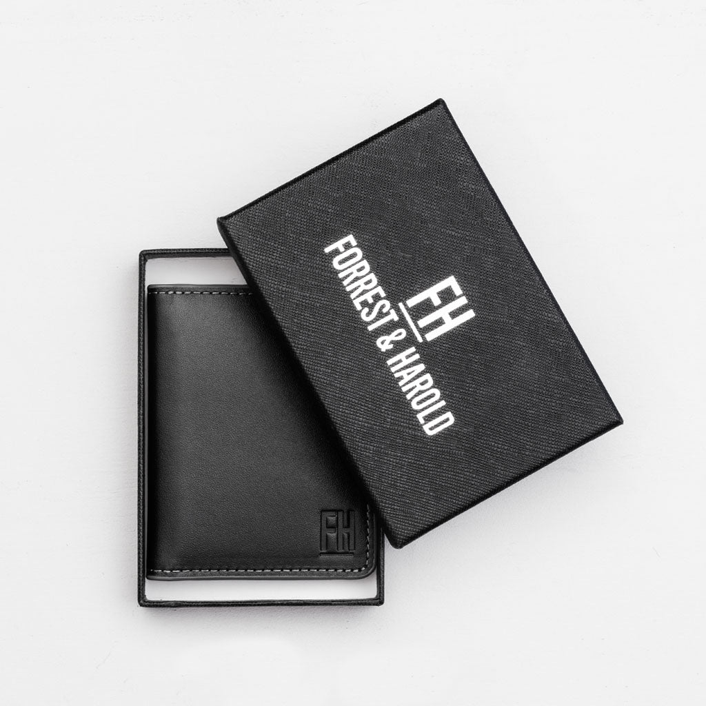 Slim RFID Bifold Wallet in Top Grain Leather – Forrest & Harold