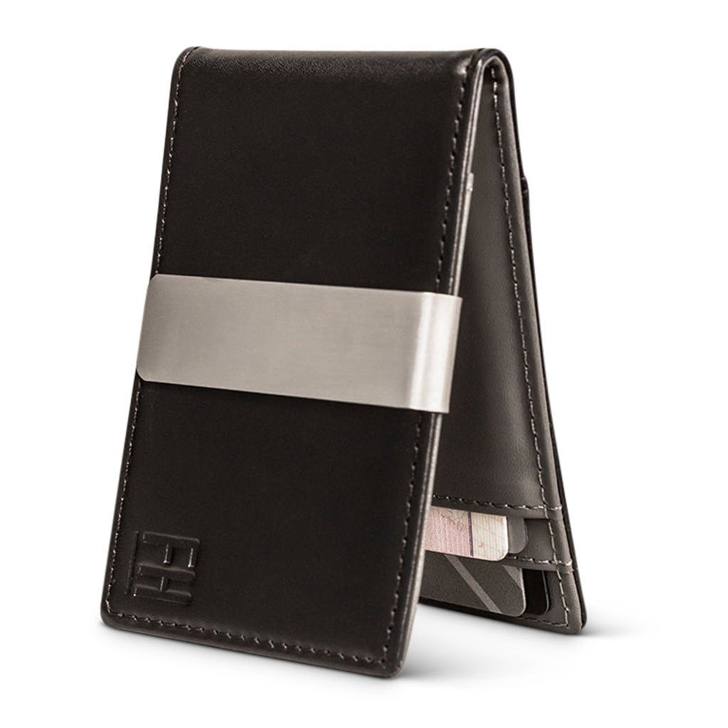 Money Clip Slim Wallet in Top Grain Leather - Forrest & Harold