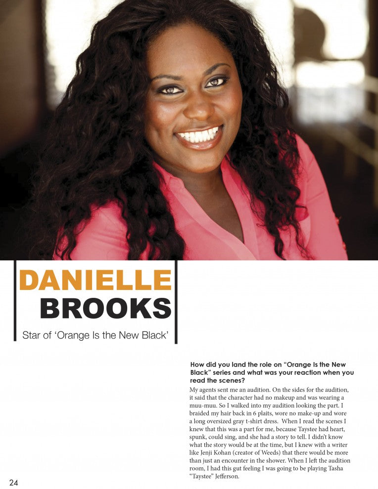 Orange is the New Black actress Danielle Brooks exclusive with Ouch! Magazine