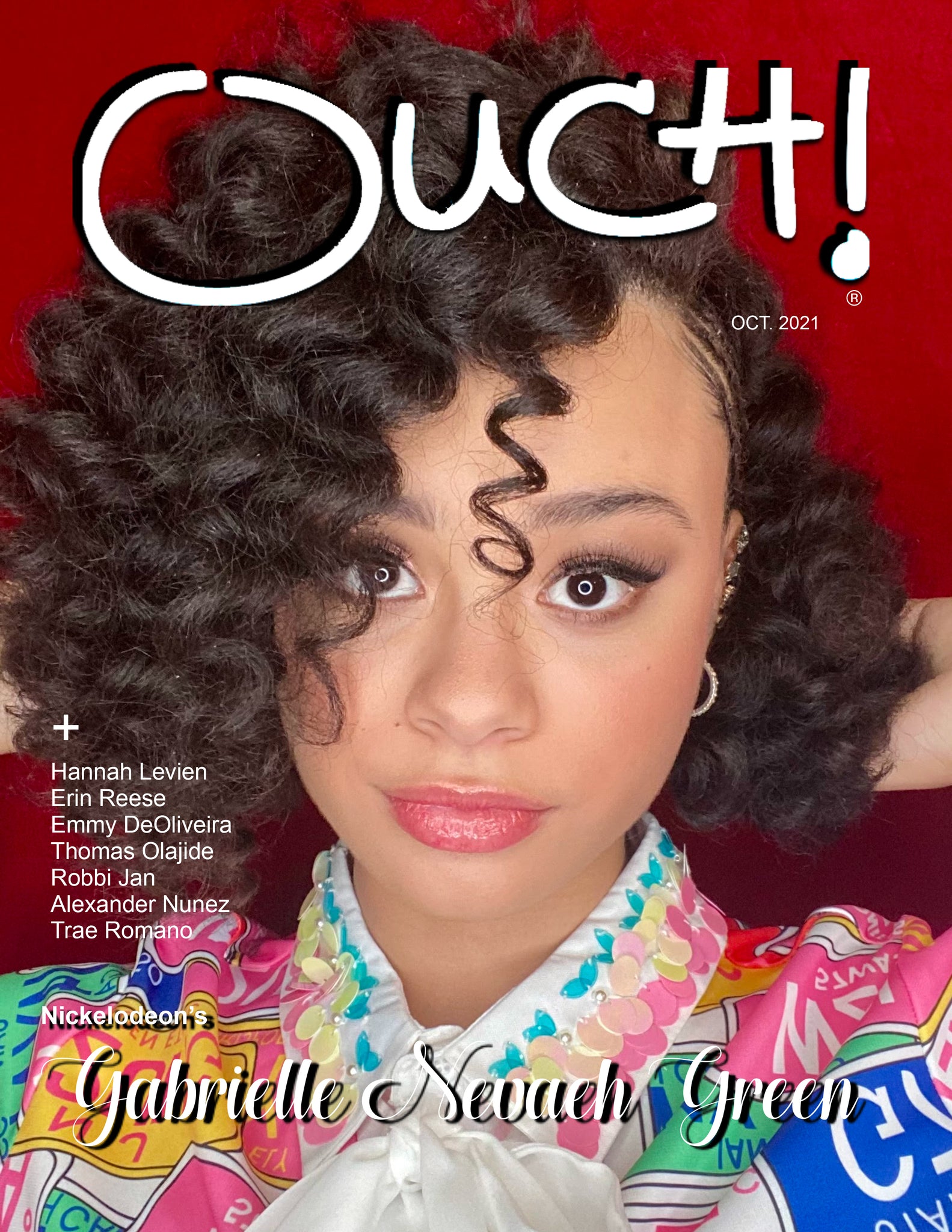 GABRIELLE NEVAEH GREEN  cover Ouch Magazine
