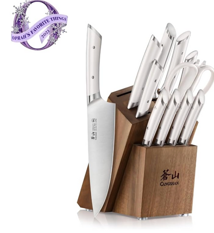 Cangshan HELENA Series German Steel Forged Knife Block Set