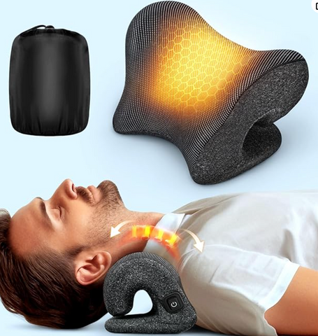 Deep Neck Pain Relief w/Conductive Magnetic Therapy Heated Neck