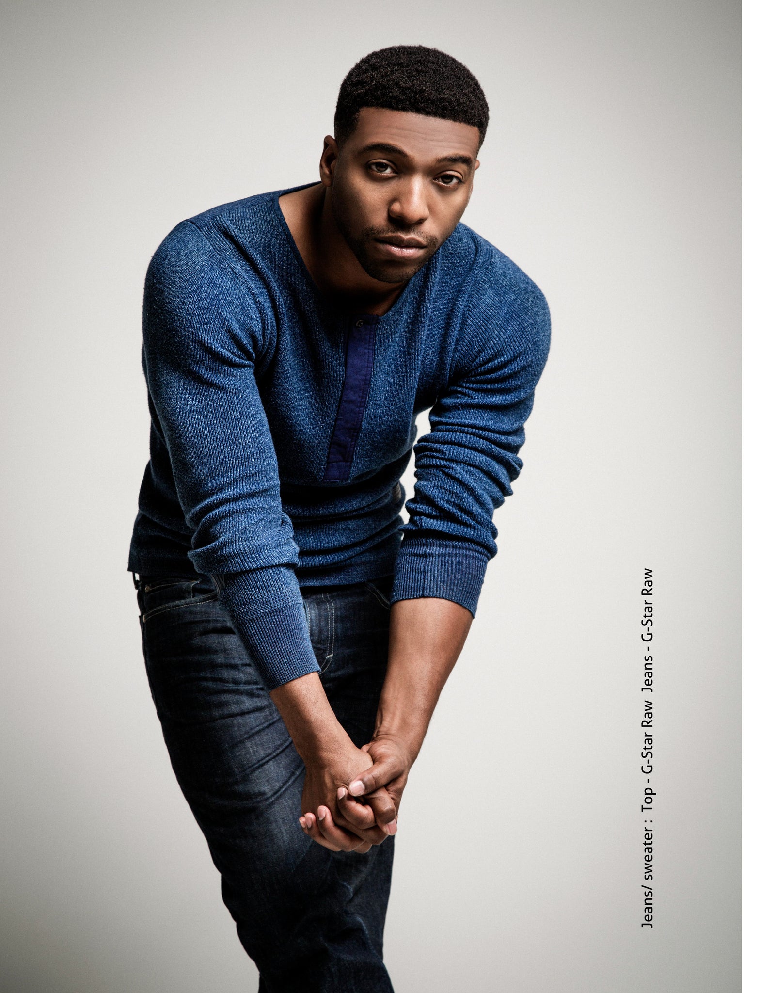 Actor Jocko Sims  of TNT'S LAST SHIP cover Ouch! Magazine_3