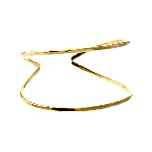 Saffron Cuff Bracelet in 14K Gold Filled Sterling Silver Hollywood