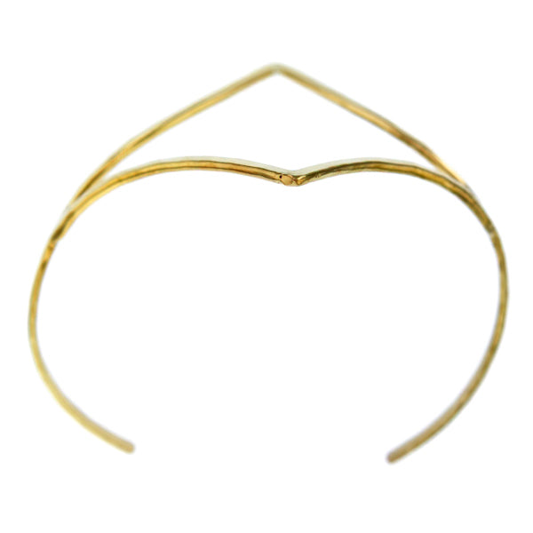 Deja Cuff Bracelet in 14K Gold Vermeil Hollywood