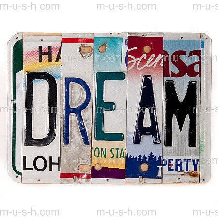 License Plate Signs DREAM Hollywood