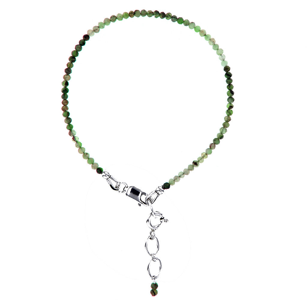 Waterfall Emerald Microbead Bracelet Hollywood