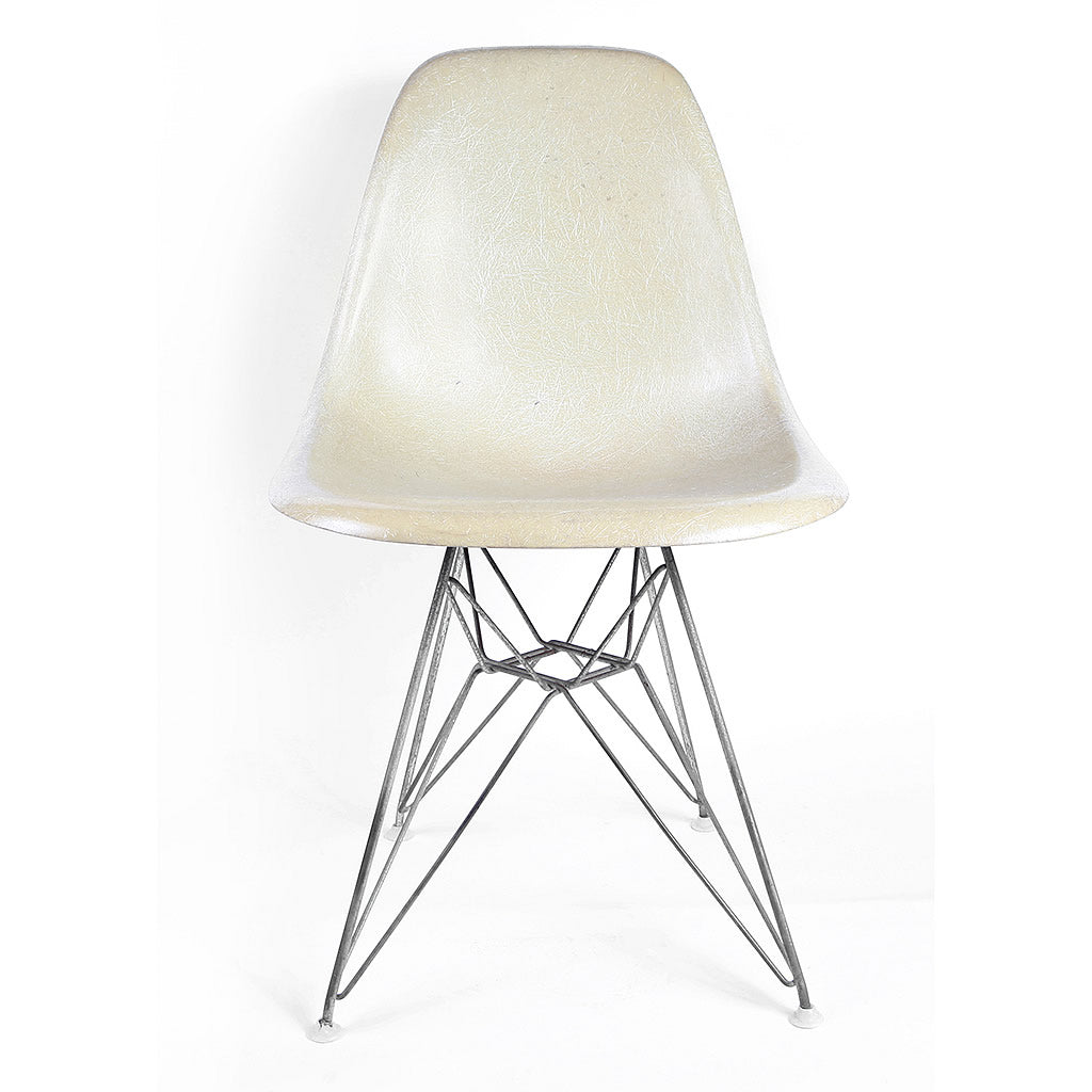 Vintage Eames Fiberglass Side Shell Chair for Herman Miller 1959