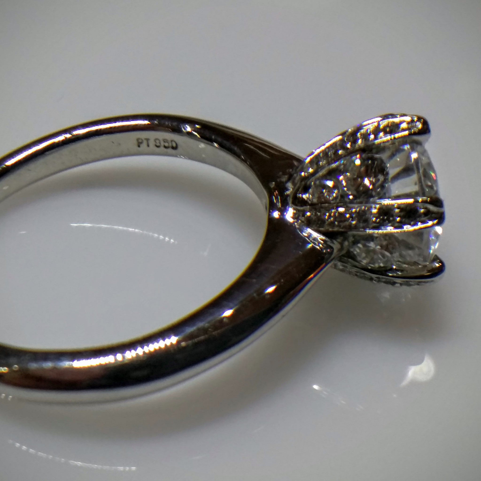 Engagement Ring in Platinum by Ritani (Mounting ONLY)