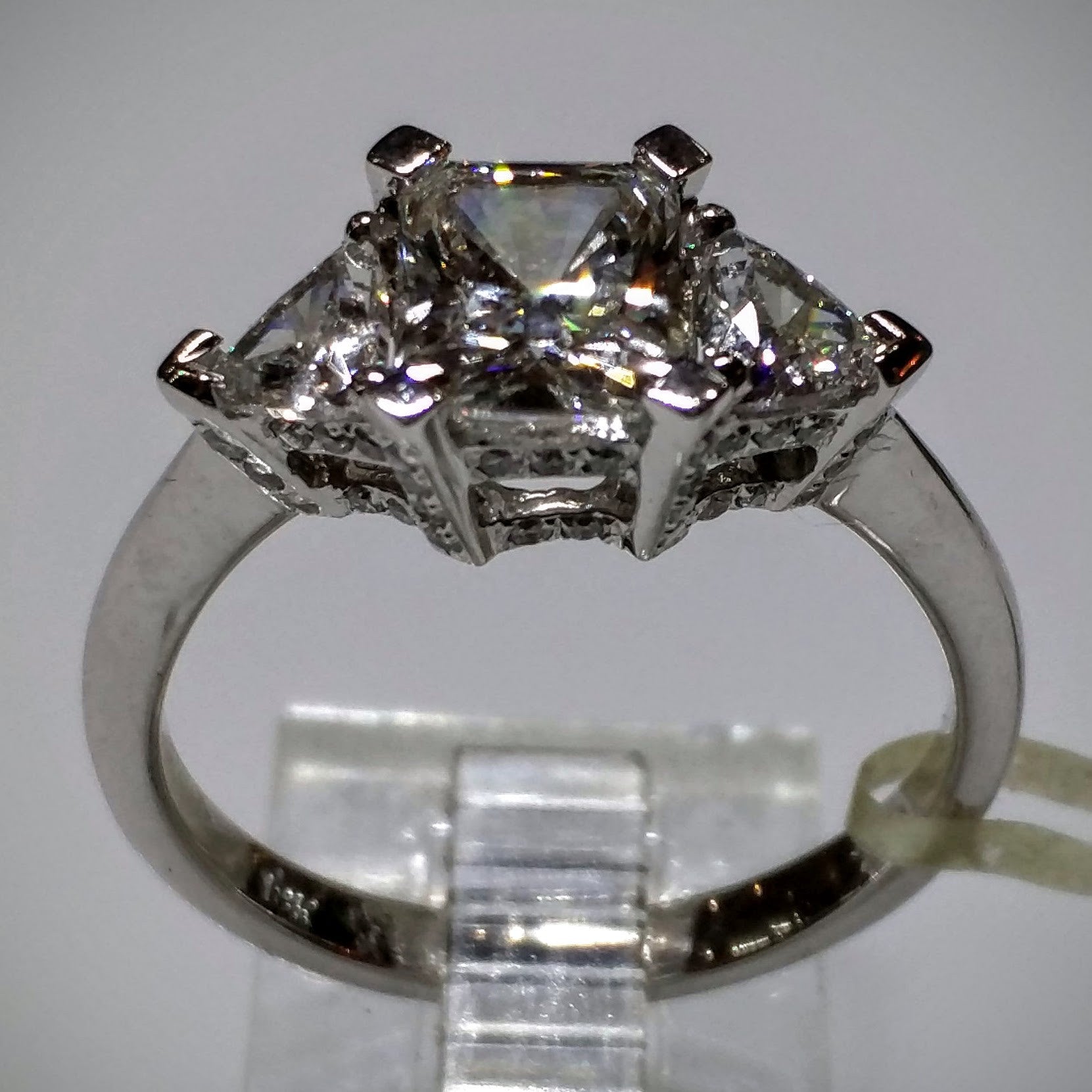 Engagement Ring 18kt White Gold by Kupfer Design (Center stone sold Separately)