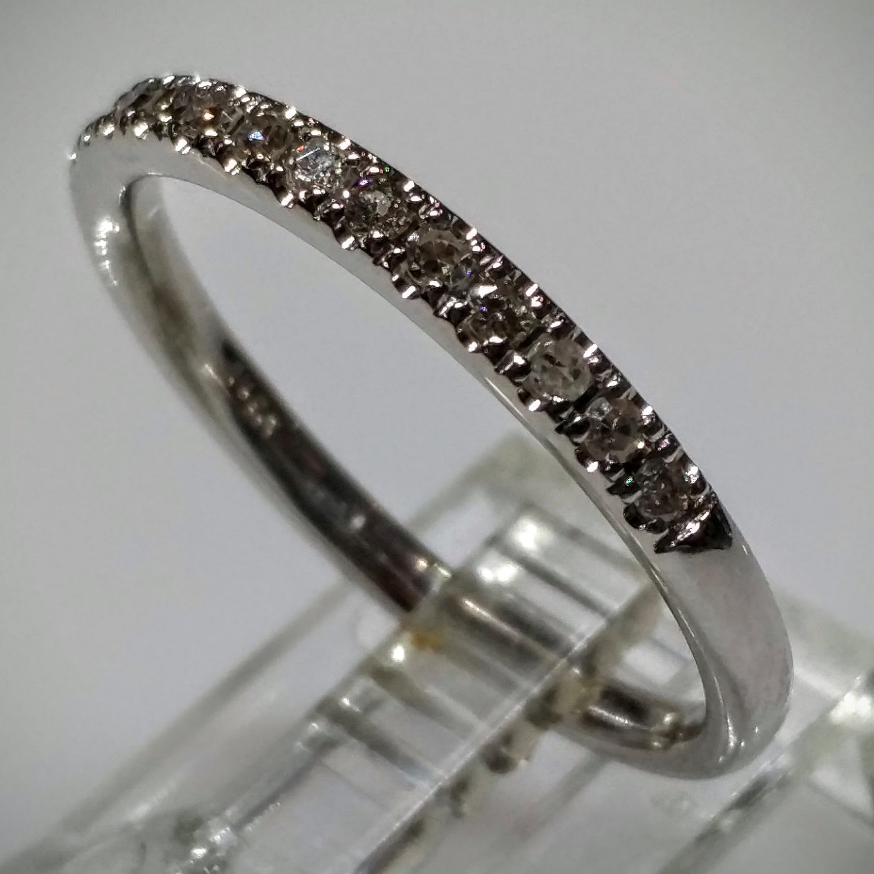 White Gold Wedding Band by Kupfer Design