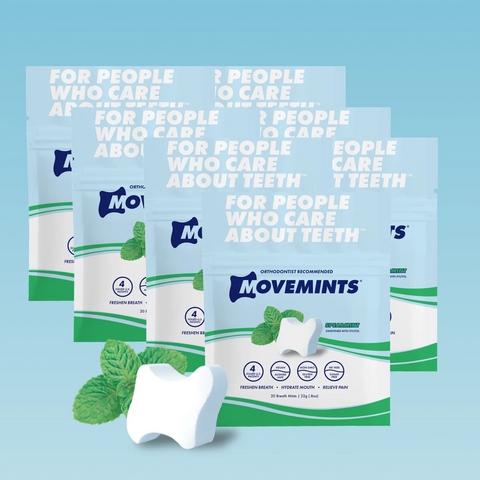 Image of Movemints for a post-coffee aligner refreshment.