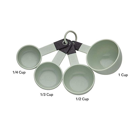 Stainless Steel Measuring Cup Set - Precision Baking & Cooking with  Stackable Copper Plated Cups - Complete Measuring Cup & Spoon Set (4 Cups  Measuring 1/4 cup, 1/3 cup, 1/2 cup, 1 cup)