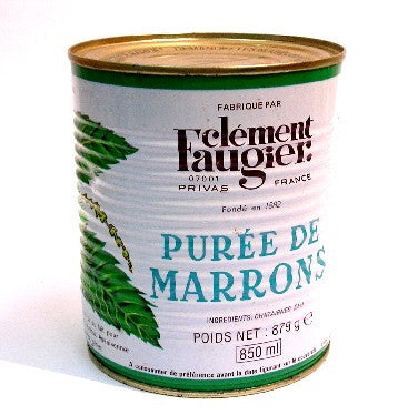 Purée de marrons 100% naturelle - 879 g - Clément Faugier