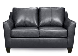 WEEKLY or MONTHLY. Soft Touch Genuine Leather in FOG Couch Set