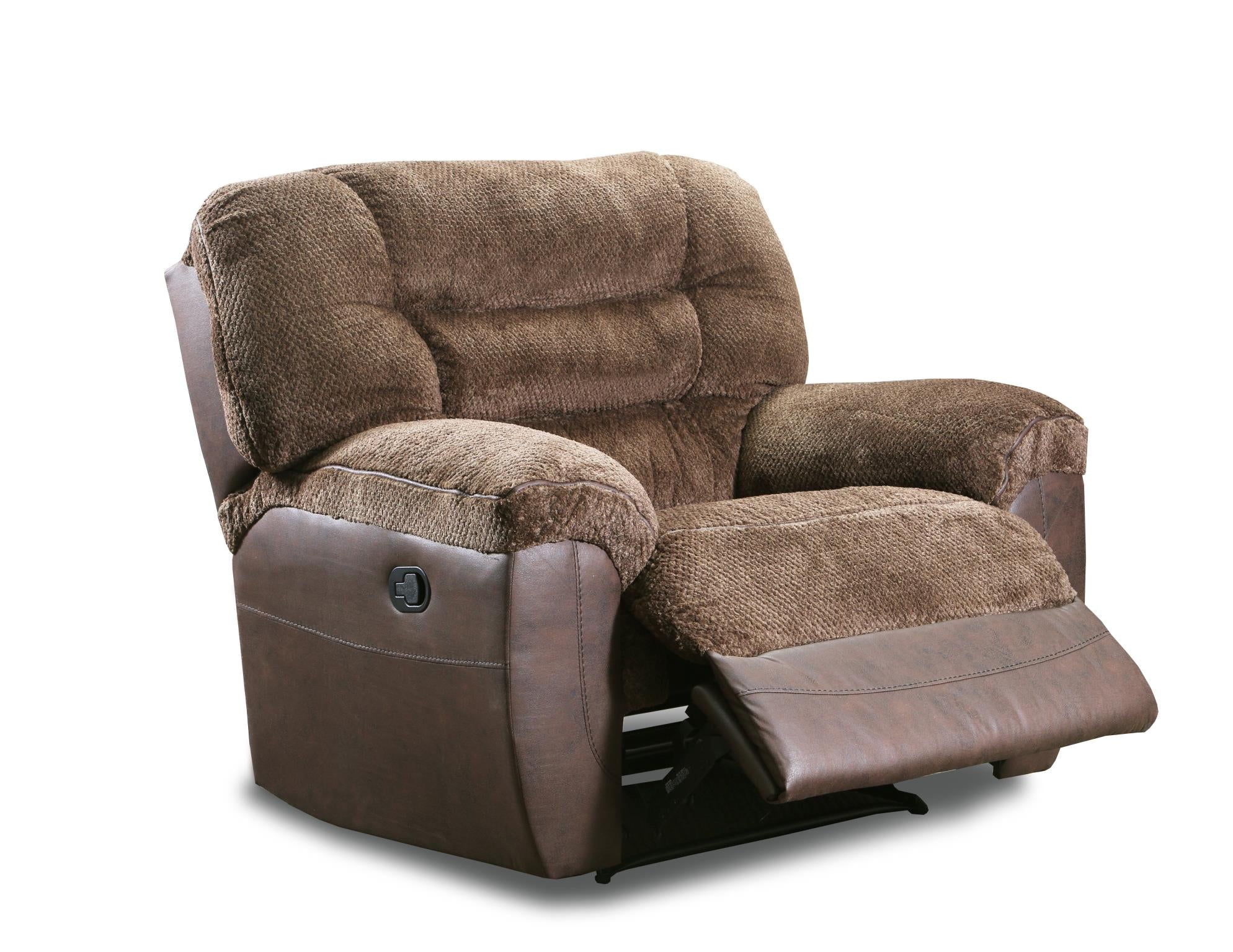 garth chocolate cuddler power recliner