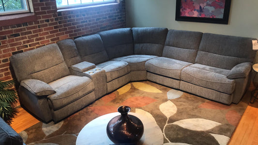 WEEKLY or MONTHLY. Sweet Aurora Brown Sectional with FULL Sleeper –  Community Furnishings