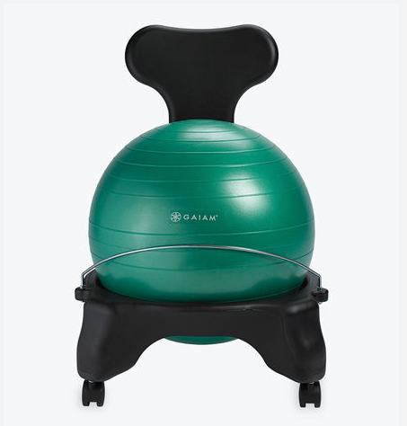 green ball chair