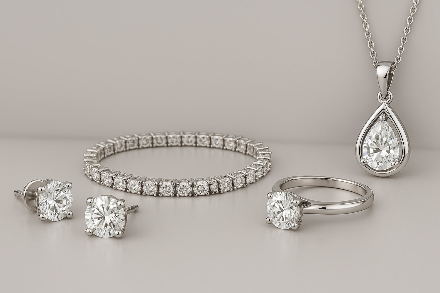 Rhodium Plated Jewelry