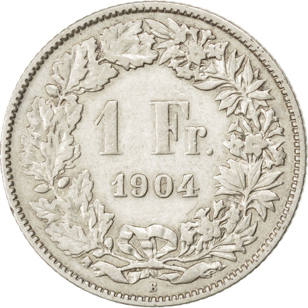 [#84087] Suisse, Confédération, 1 Franc 1904 B, KM 24