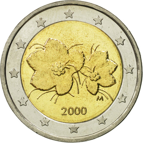 Finland, 2 Euro, 2000, , BiMetallic, KM105  European Coins