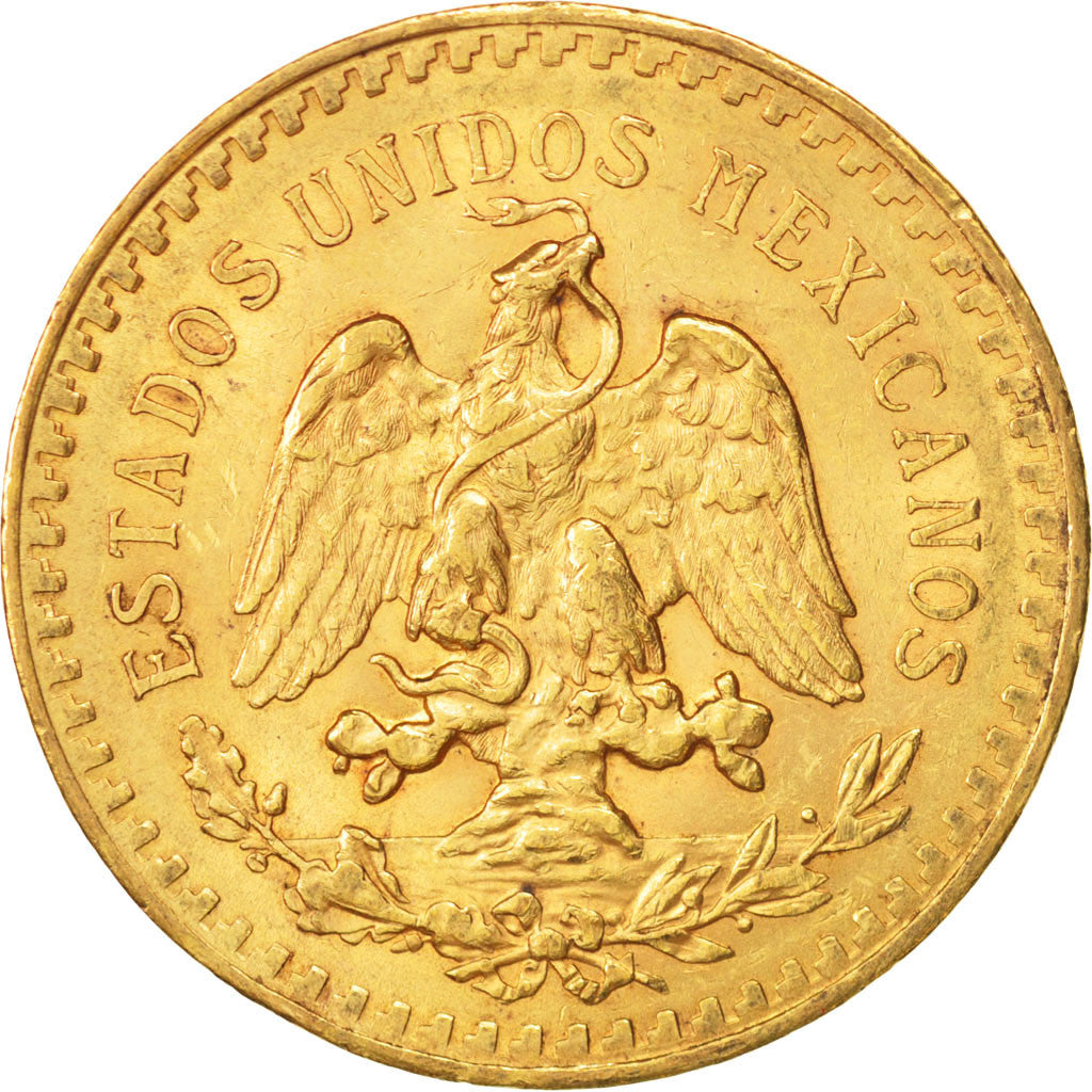 [#19187] Mexiko, 50 Pesos, 1922, Mexico City, VZ, Gold, KM:481