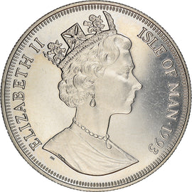 Coin Isle Of Man Elizabeth Ii 25 Pence 1972 Numiscorner Com
