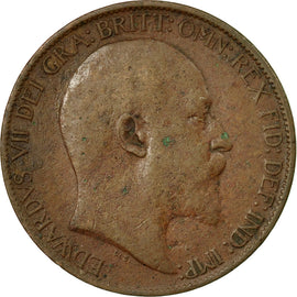 Coin, Great Britain, Edward VII, 1/2 Penny, 1904, EF(40-45), Bronze, KM:793.2
