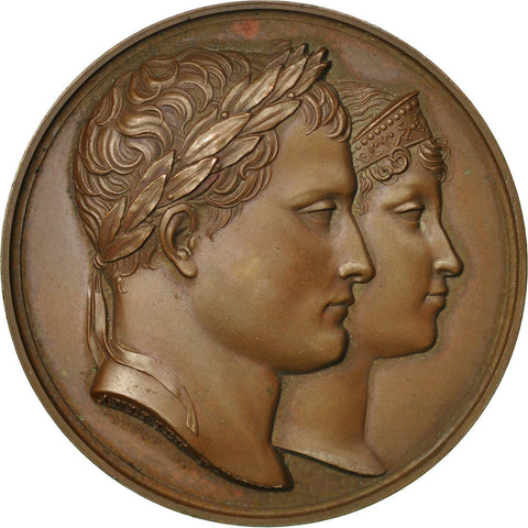 France, Medal, Napoleon Emp.et Roi. / M.Louise d'Autriche, 1810, Andrieu