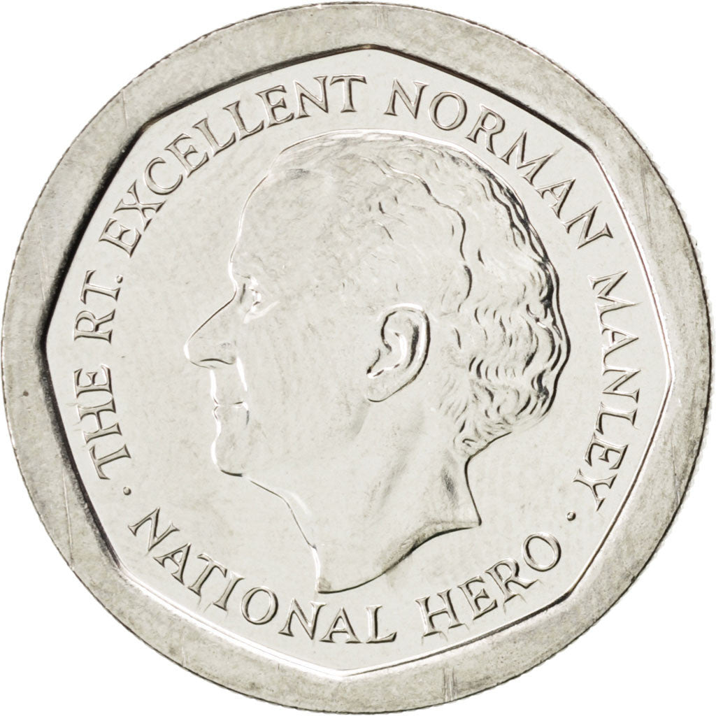 JAMAICA KM163 1996 UNC UNCIRCULATED MINT Old 5 FIVE DOLLAR COIN jamaica-km163-1996-unc-uncirculated-mint-old-5-five-dollar-coin