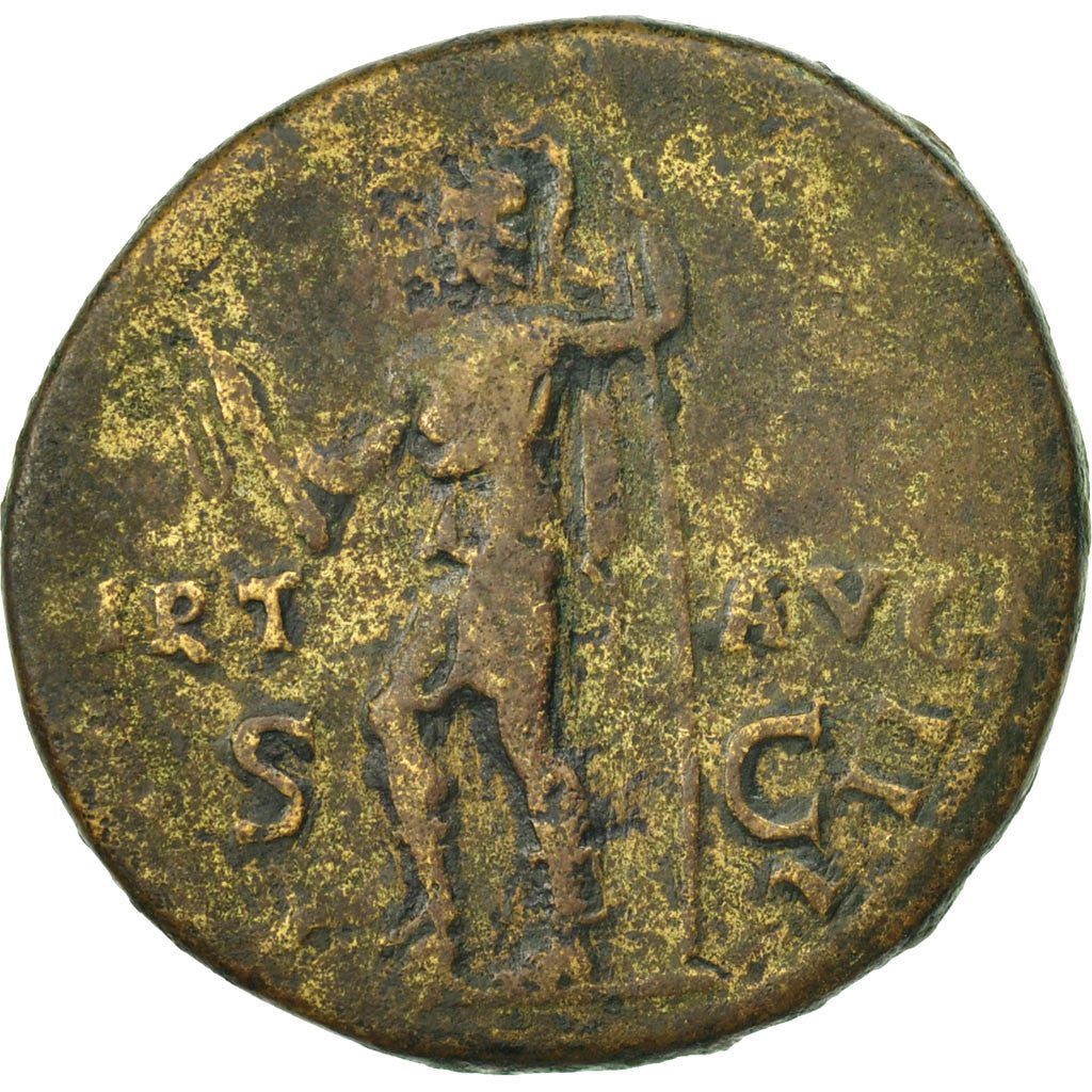 [#507163] Hadrian, Sesterz, Rome, S+, Bronze, RIC:614a