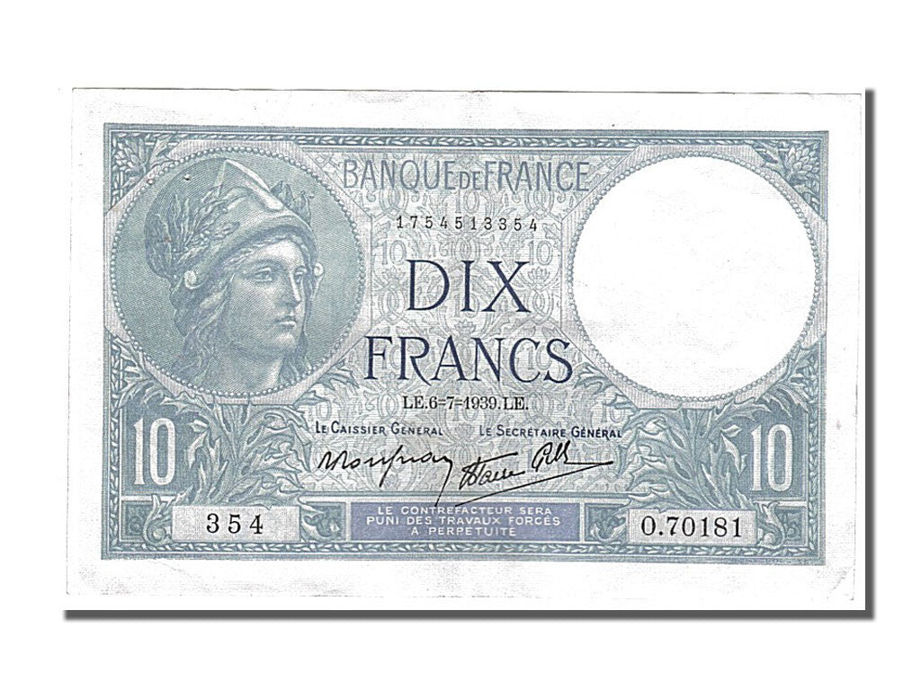 [#151241] 10 Francs type Minerve Modifié