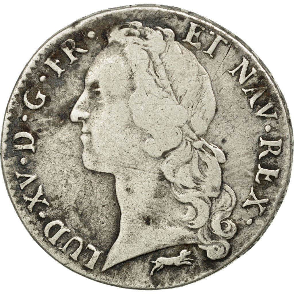 [#451718] France, Louis XV, Ecu, 1763, Orléans, TB+, Argent, KM:523.18