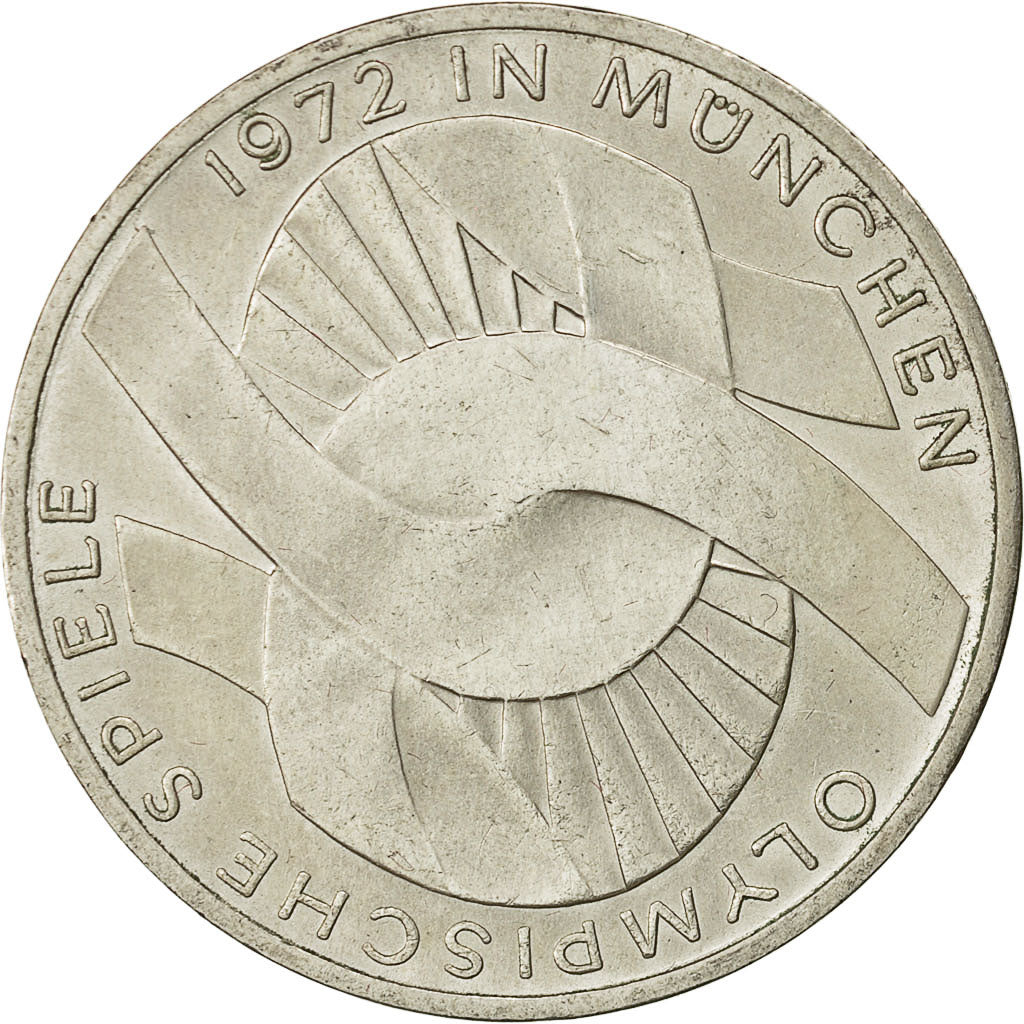 492884 Coin Germany 10 Mark Olympics 1972 Munich Au55 58 Silver Km Ebay