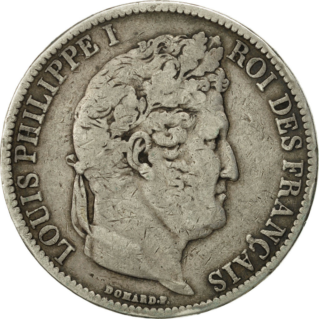 [#452218] France, Louis-Philippe, 5 Francs, 1831, Lyon, F(12-15), Silver | eBay
