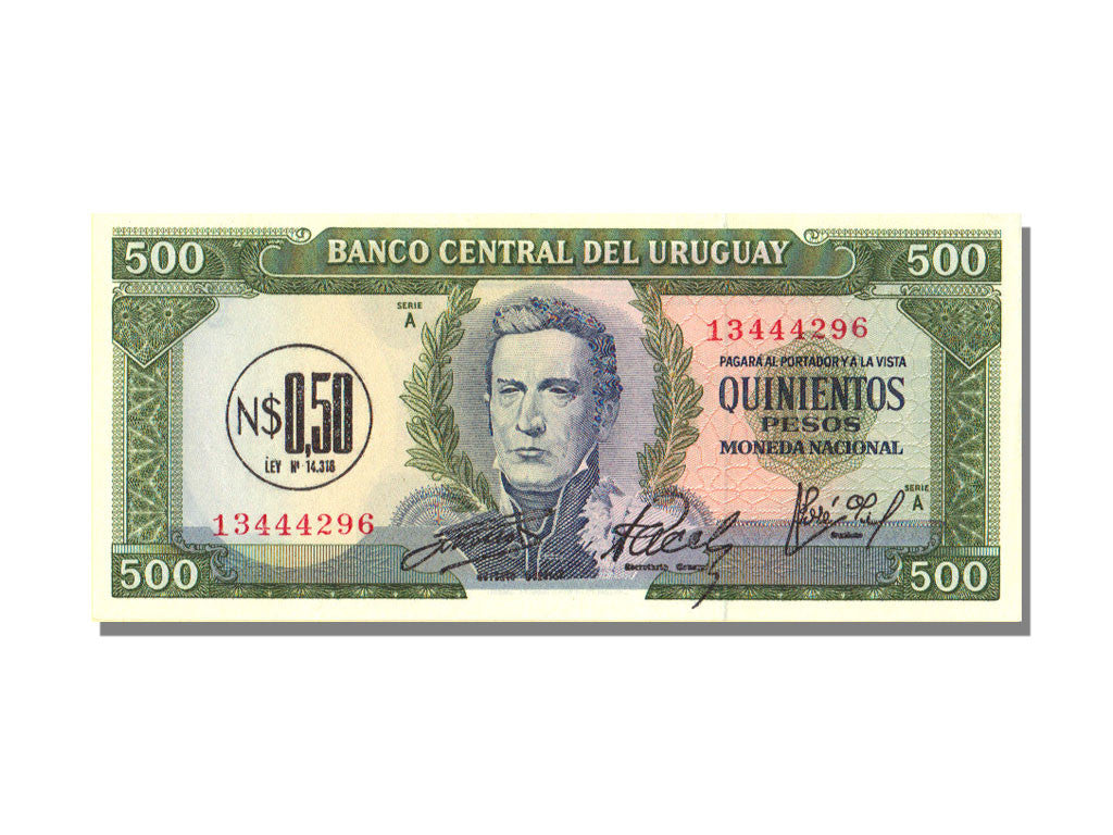 [#53730] Uruguay, 0,5 Nuevo Peso / 500 Pesos Type Antigas