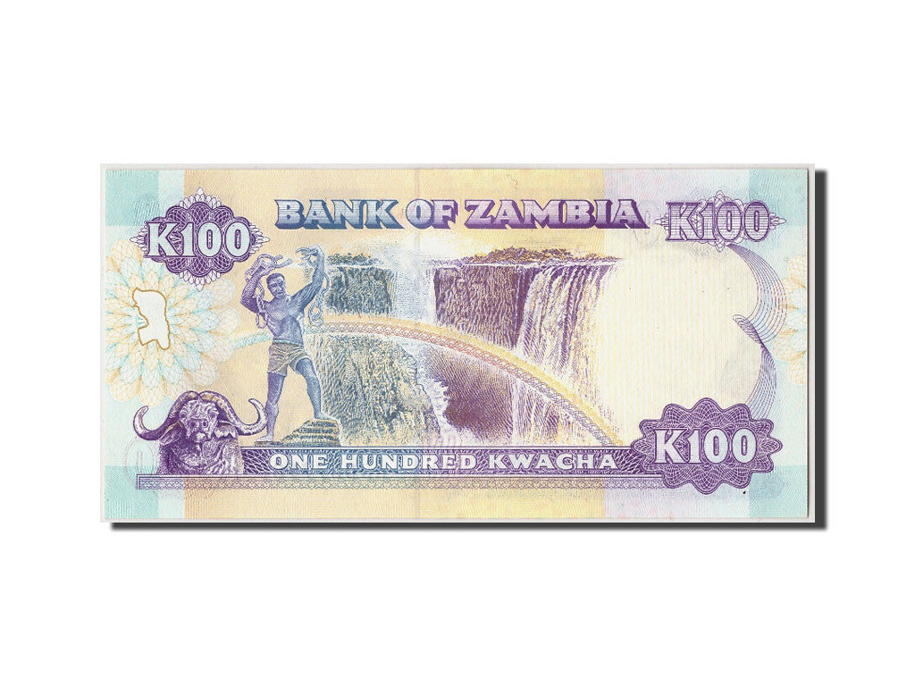 [#308211] Zambia, 100 Kwacha, non daté (1991), KM:34a, non daté, NEUF