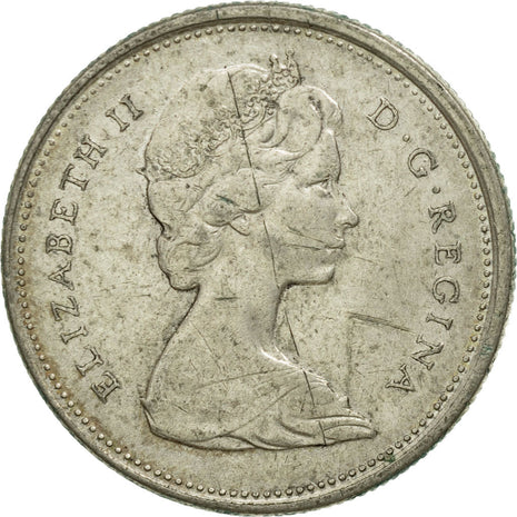 Coin Canada Elizabeth Ii 25 Cents 1968 Numiscorner Com