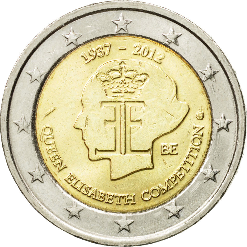 [#435118] Belgium, 2 Euro, Queen Elisabeth, 2012, MS(6062), Bi