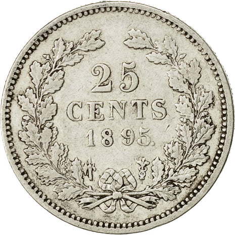Coin Netherlands Wilhelmina I 25 Cents 15 Numiscorner Com