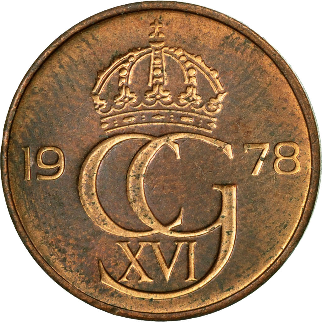 #438132 Coin, Sweden, Carl XVI Gustaf, 5 Öre, 1978, EF ...