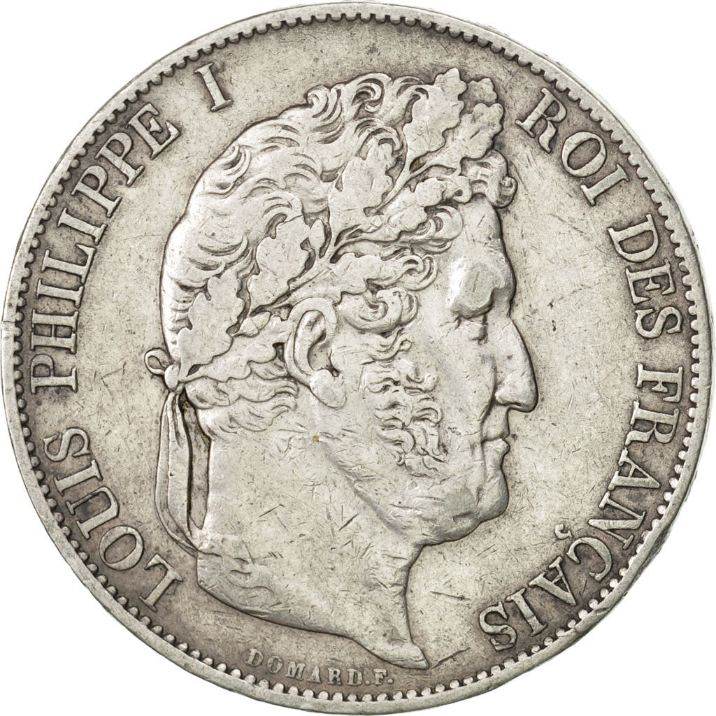 [#452096] France, Louis-Philippe, 5 Francs, 1847, Bordeaux, EF(40-45), Silver | eBay