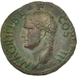 Agrippa, As, Rome, AU(55-58), Bronze, RIC #58, 10.96