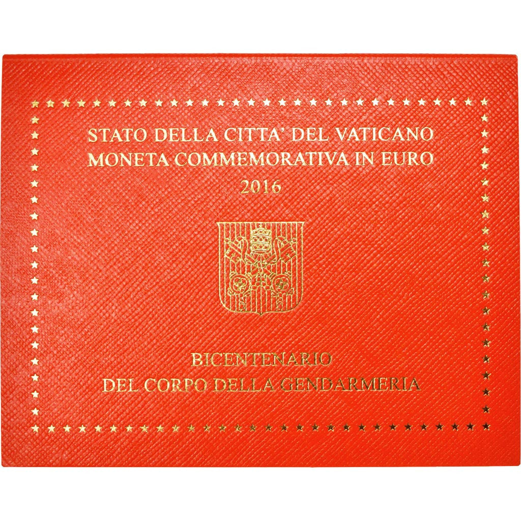 [#1356] Vatican, 2 Euro, 2016, FDC, Bi-Metallic