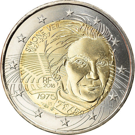 Euro France Simone Veil 2 Euro 2017 Numiscorner Com