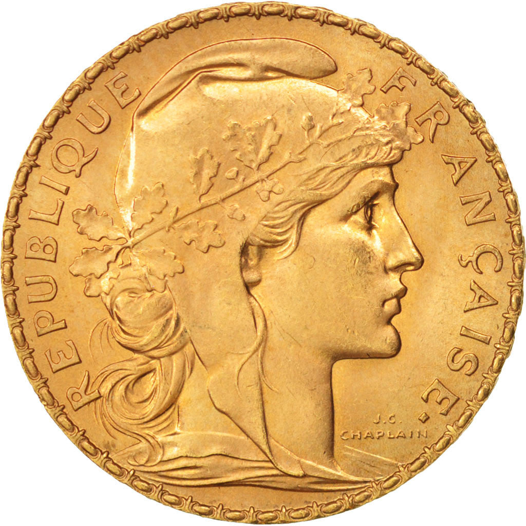 [#49997] France, Marianne, 20 Francs, 1910, Gold, KM:857, Gadoury:1064a