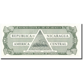 Banknote, Nicaragua, 1/2 Cordoba, KM:171, UNC(65-70)