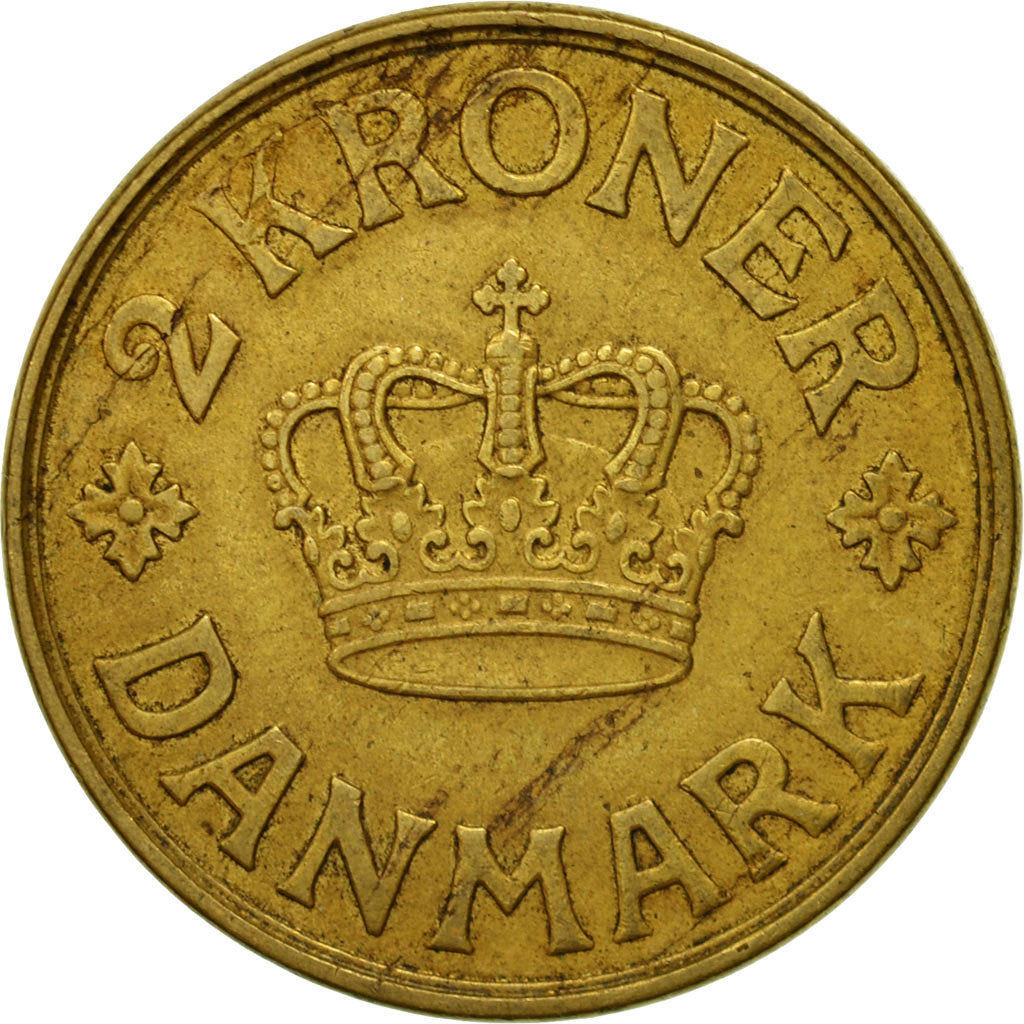 [#543286] Coin, Denmark, Christian X, 2 Kroner, 1925 ...